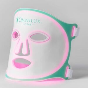 Omnilux Clear LED Light Therapy Mask - White and Pink